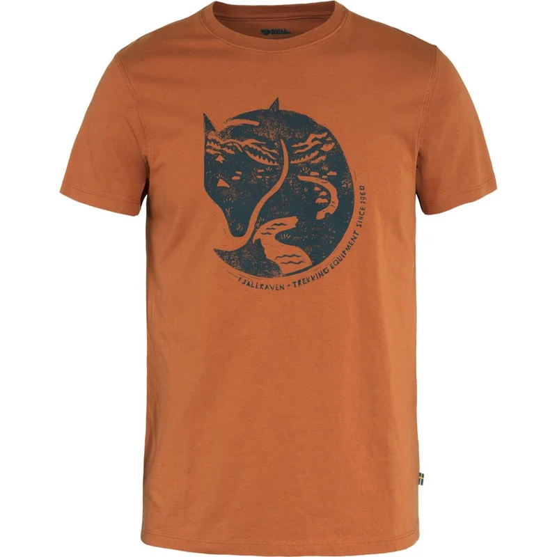 Fjällräven Arctic Fox Herren T-Shirt terracotta-brown