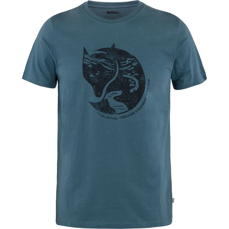 Fjällräven Arctic Fox Herren T-Shirt indigo-blue