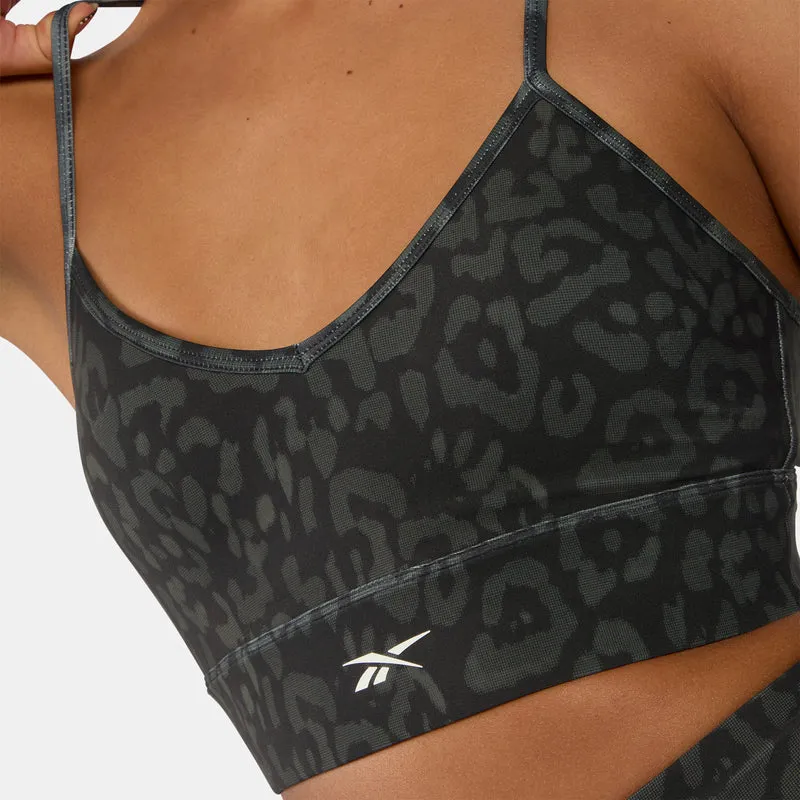 ID Train Printed Tri-Back Sports Bra