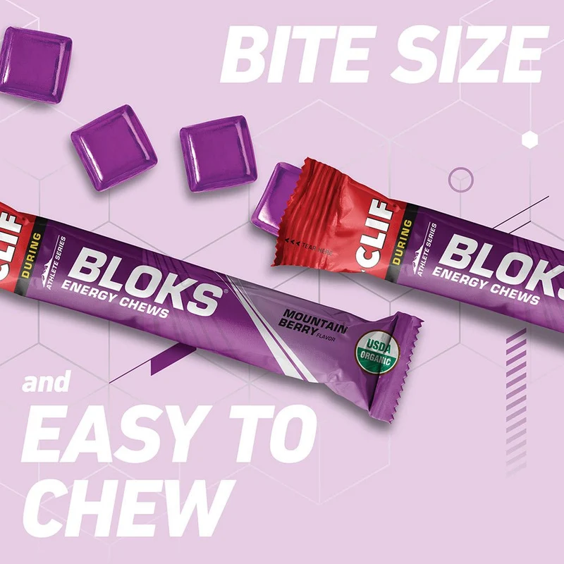 Clif Bar | Bloks | Energy Chews | 46 Gram Carbs