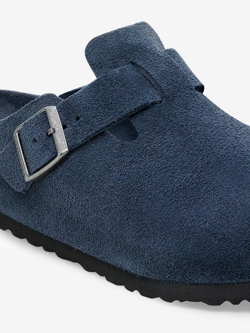 Boston suede blu plantare morbido