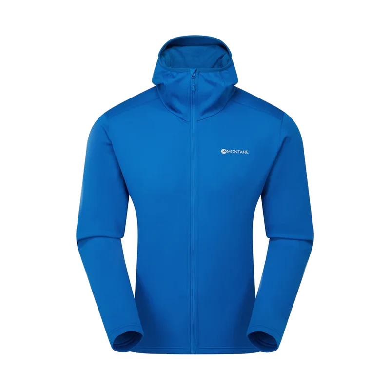Montane Fury Lite Hoodie Blue, Leichter Fleece-Hoody für Bergsport und Outdoor