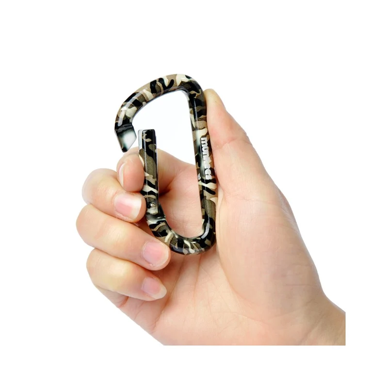 munkees Karabiner Dessert Camo mit Schraubsicherung