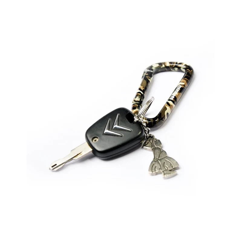 munkees Karabiner Dessert Camo mit Schraubsicherung
