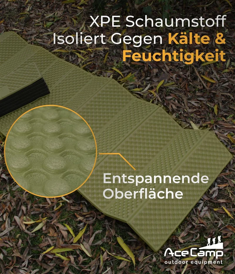 AceCamp Chill Star Liegematte 186x56 cm – grün
