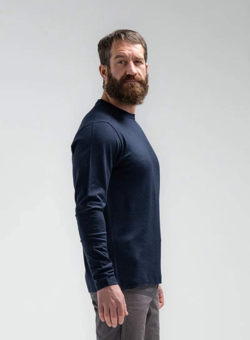 ORYON-72HR-LANGARMSHIRT AUS MERINO