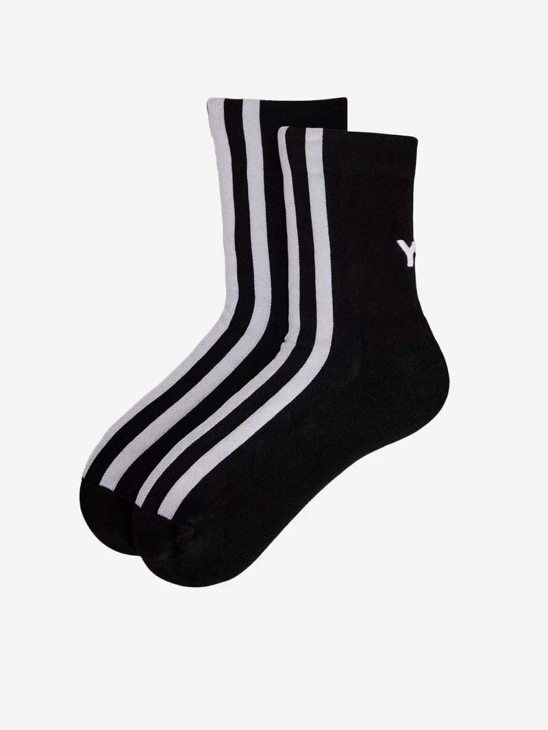 Calze nere con stripes