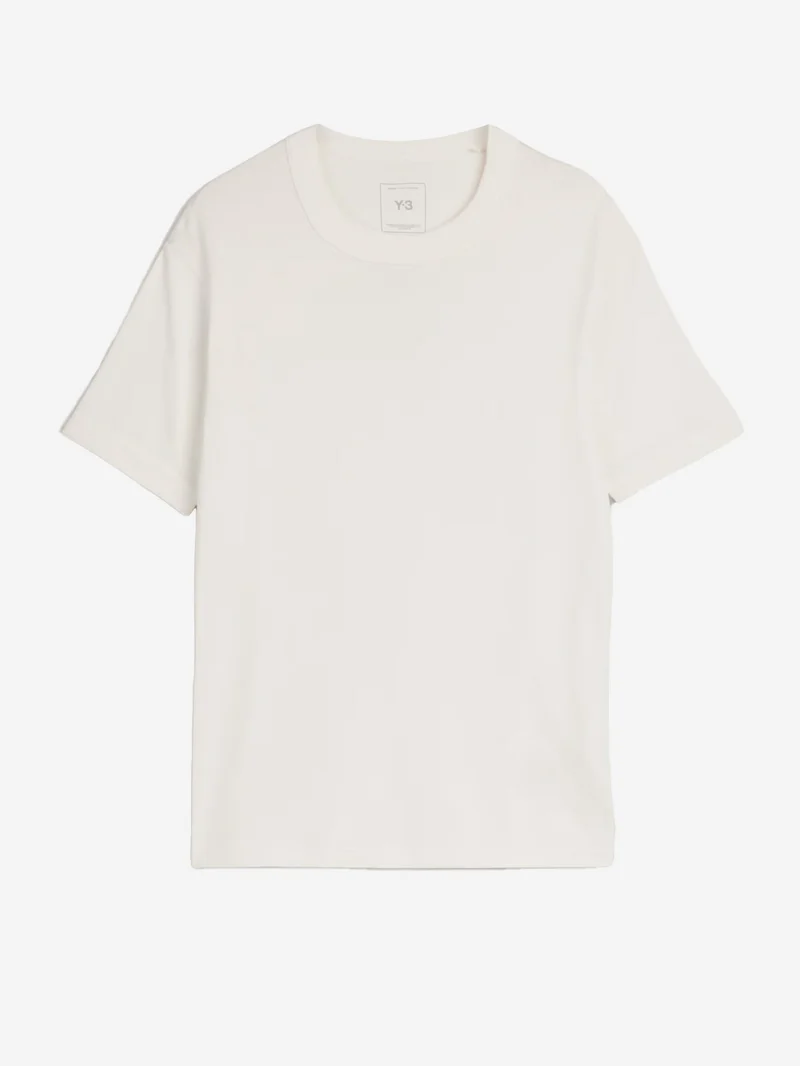 T-shirt bianca slim fit con logo sul petto