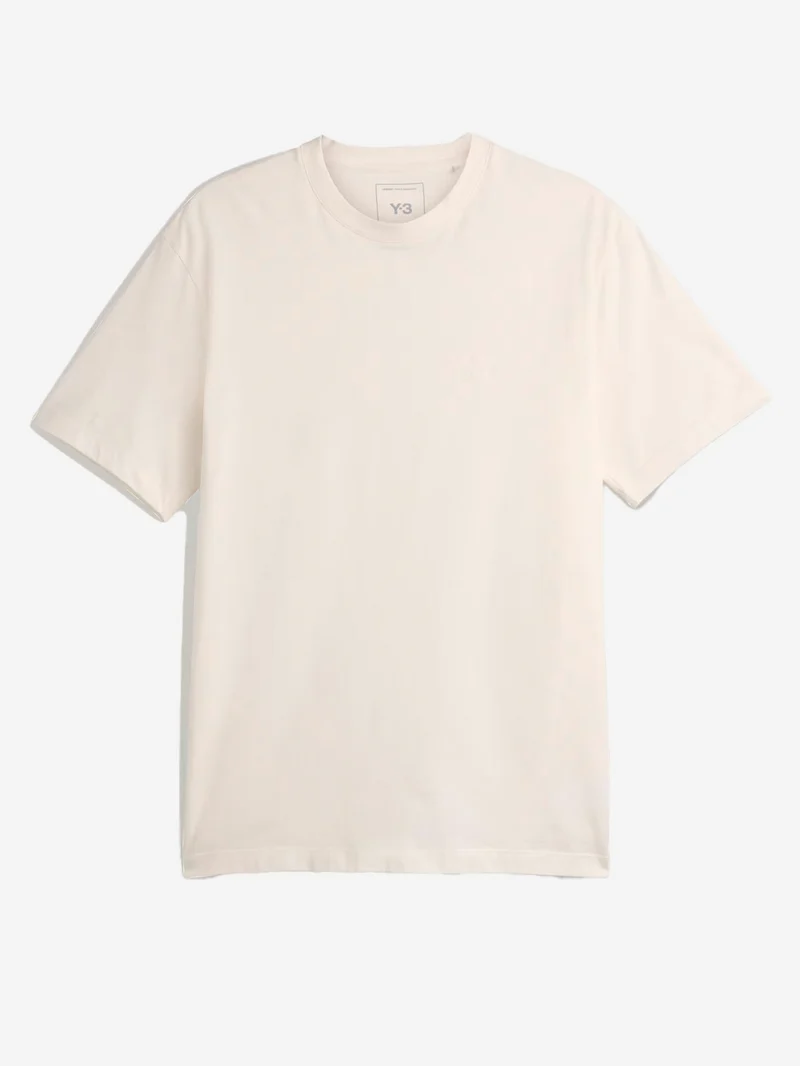 T-shirt bianca con logo a trasferimento termico