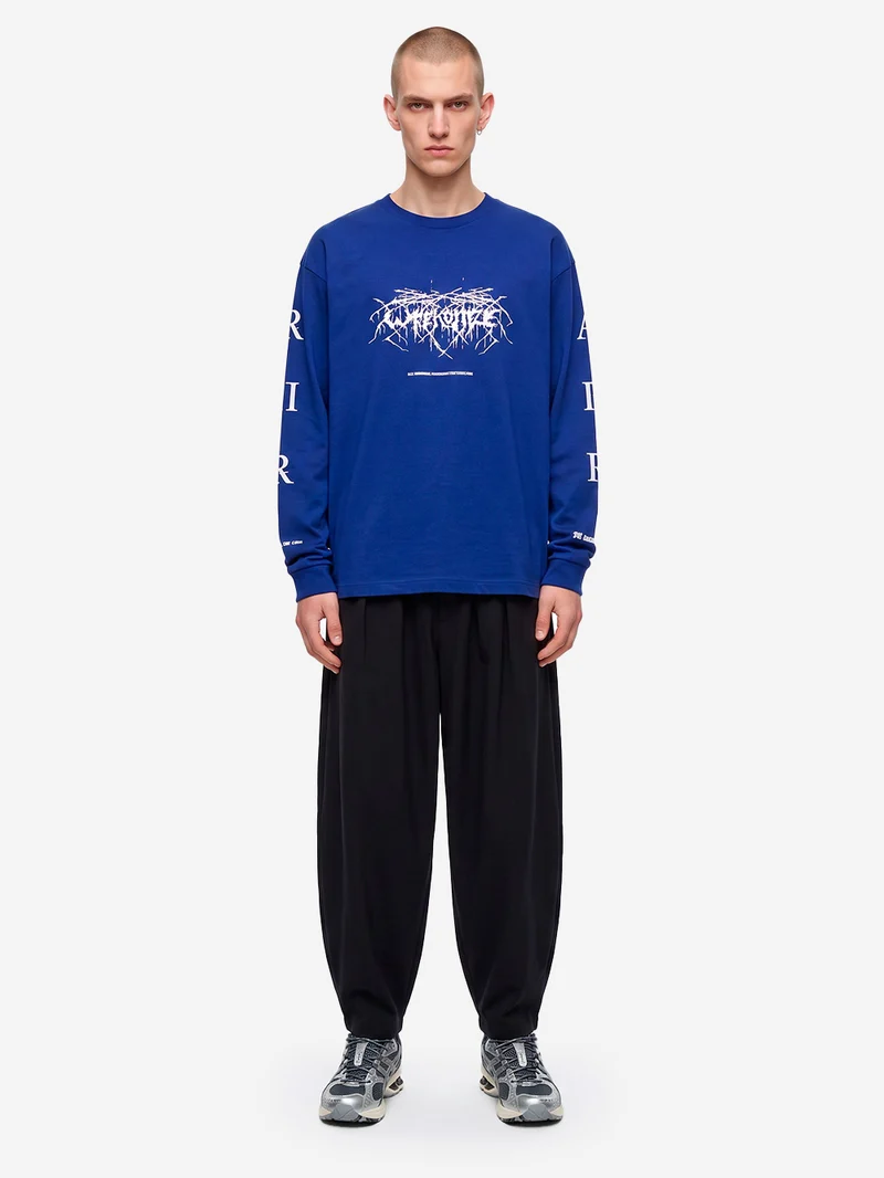 T-Shirt Manica Lunga blu 'Re Wreconize'