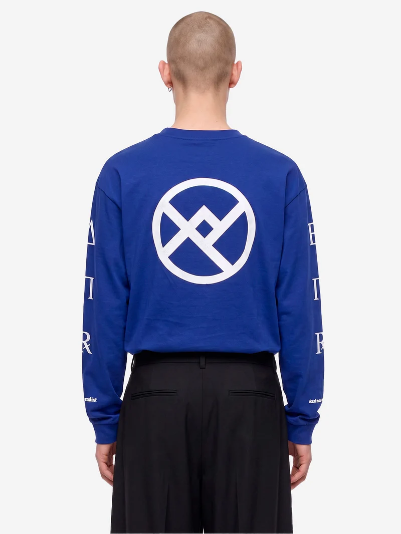 T-Shirt Manica Lunga blu 'Re Wreconize'