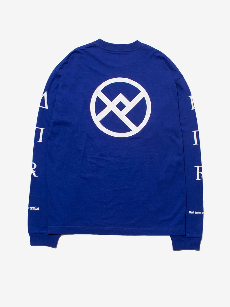 T-Shirt Manica Lunga blu 'Re Wreconize'