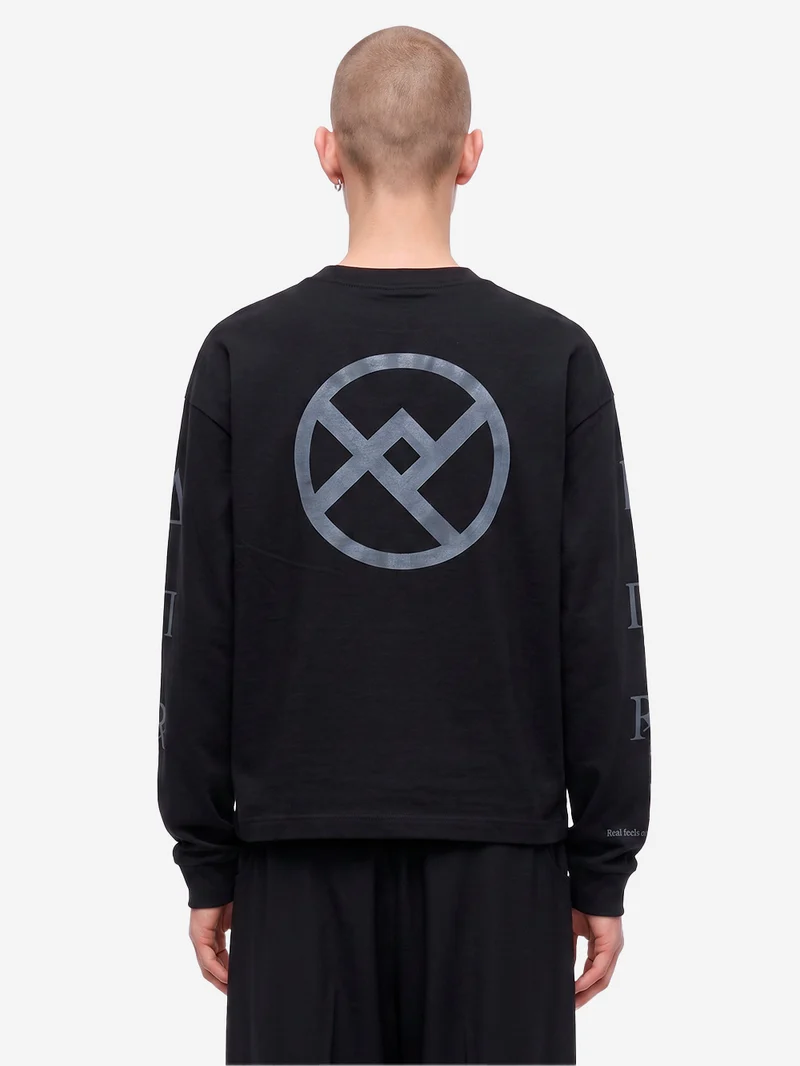 T-Shirt Manica Lunga nera 'Re Wreconize'