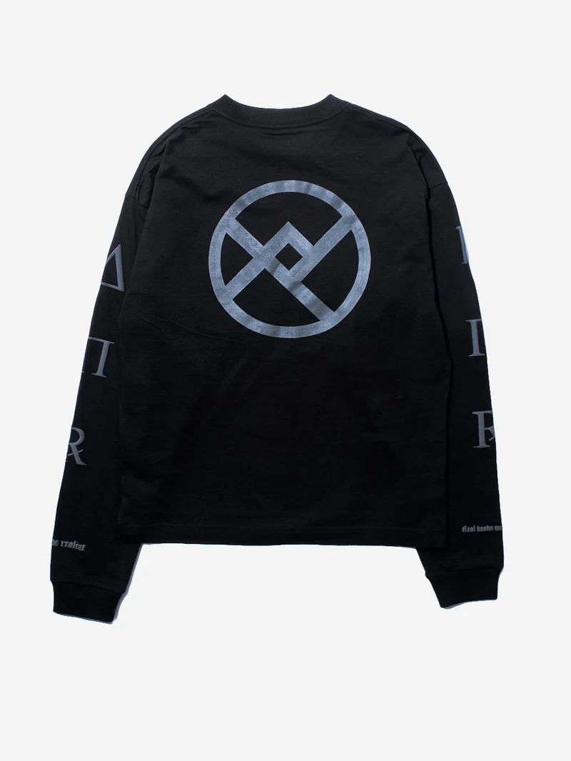 T-Shirt Manica Lunga nera 'Re Wreconize'
