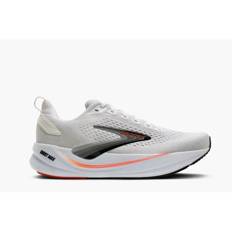 Brooks Ghost Max 4 Men white red black