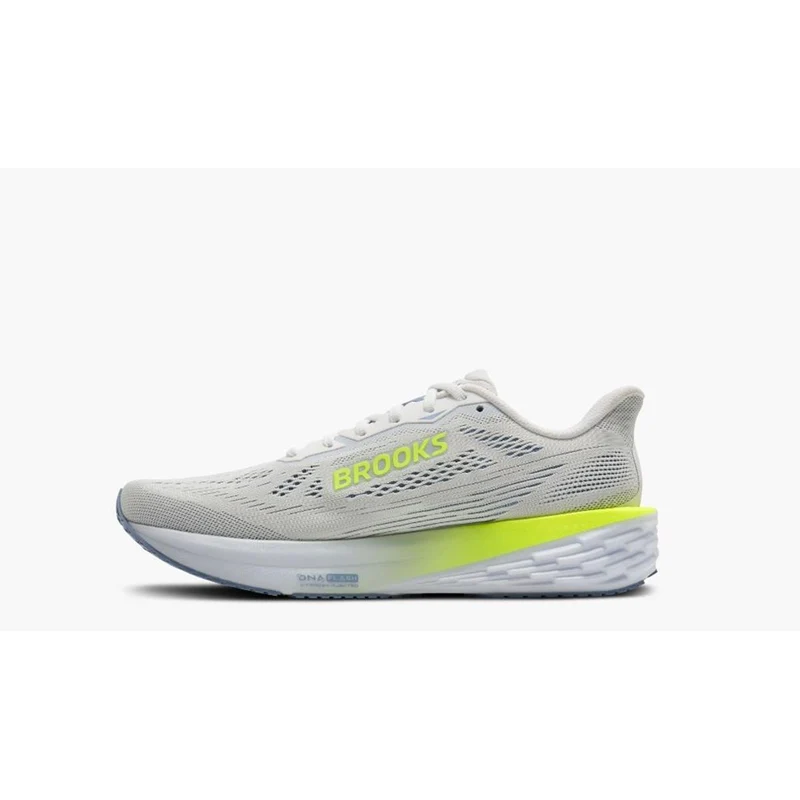 Brooks Launch 12 Men white rainwashed nightlife