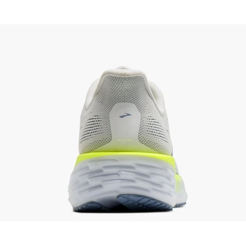 Brooks Launch 12 Men white rainwashed nightlife