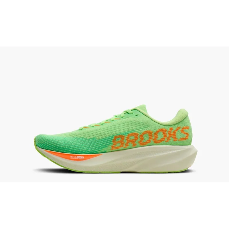 Brooks Ghost Amp Men green green shocking orange