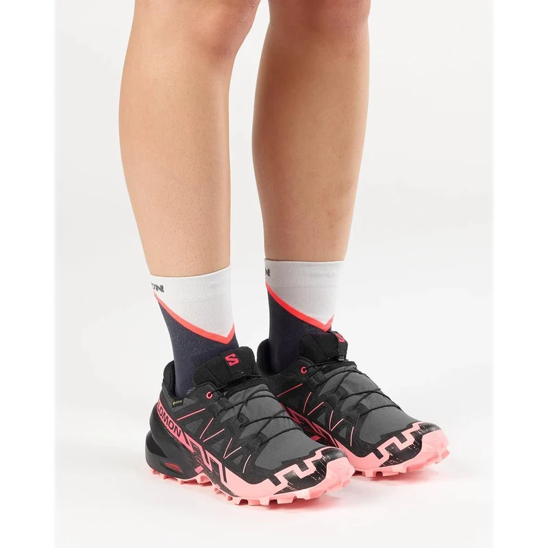 Salomon Speedcross 6 GTX Women nine iron black flamingo pink