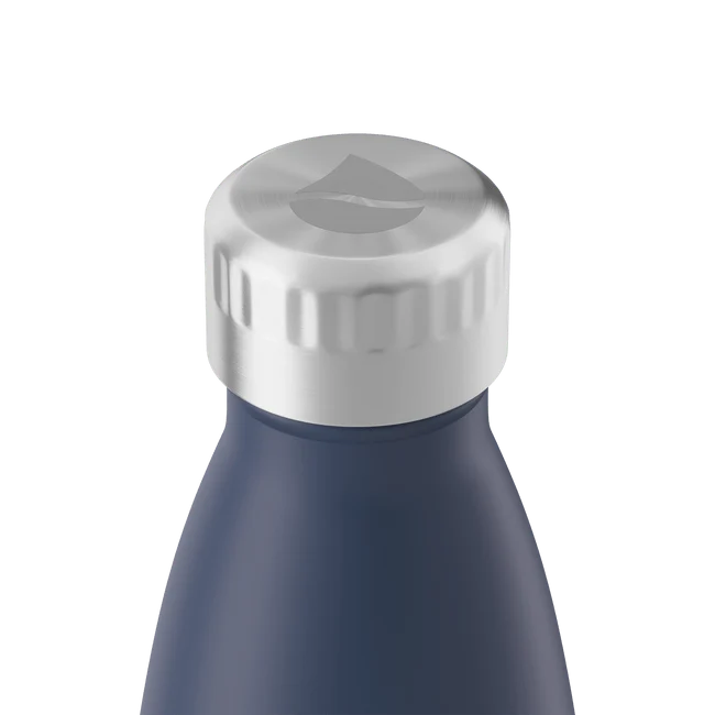 FLSK Edelstahl Trinkflasche MDNGHT 500ml Isoliert