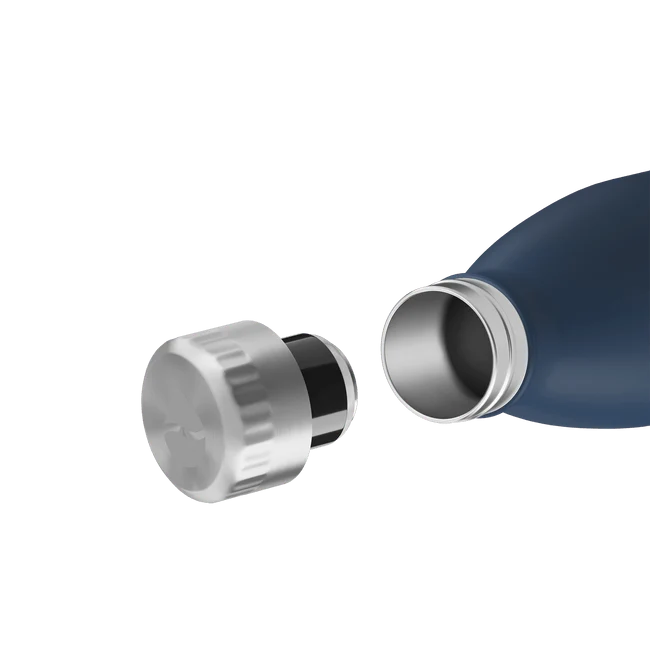 FLSK Edelstahl Trinkflasche MDNGHT 500ml Isoliert