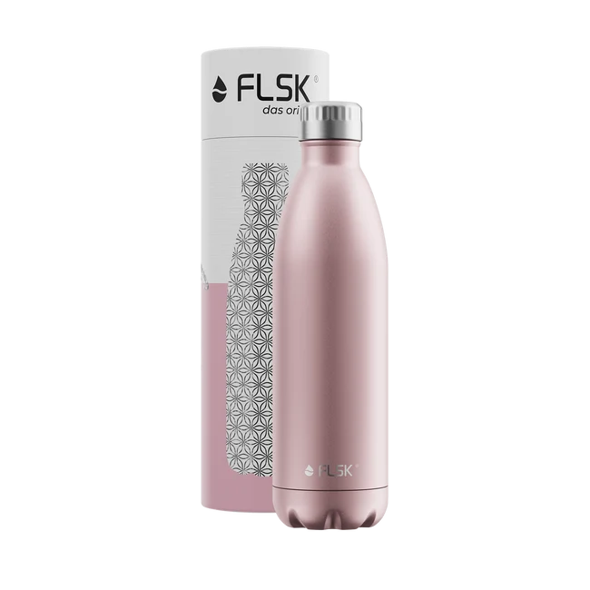 FLSK Edelstahl Trinkflasche Roségold 750ml