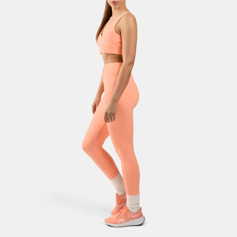 Lux Women's Peached V-Neck Sports Bra