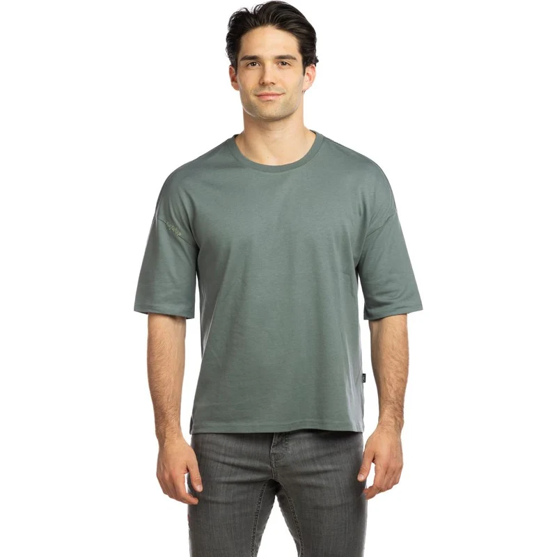 Chillaz Bozeman Mountain Logo Herren T-Shirt dark-green
