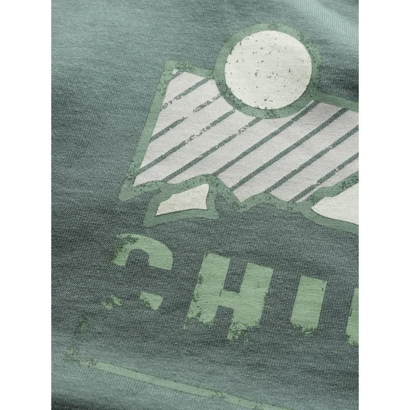 Chillaz Bozeman Mountain Logo Herren T-Shirt dark-green