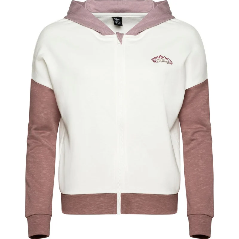 Chillaz Attersee Mountain Flower Damen Kapuzenjacke wine