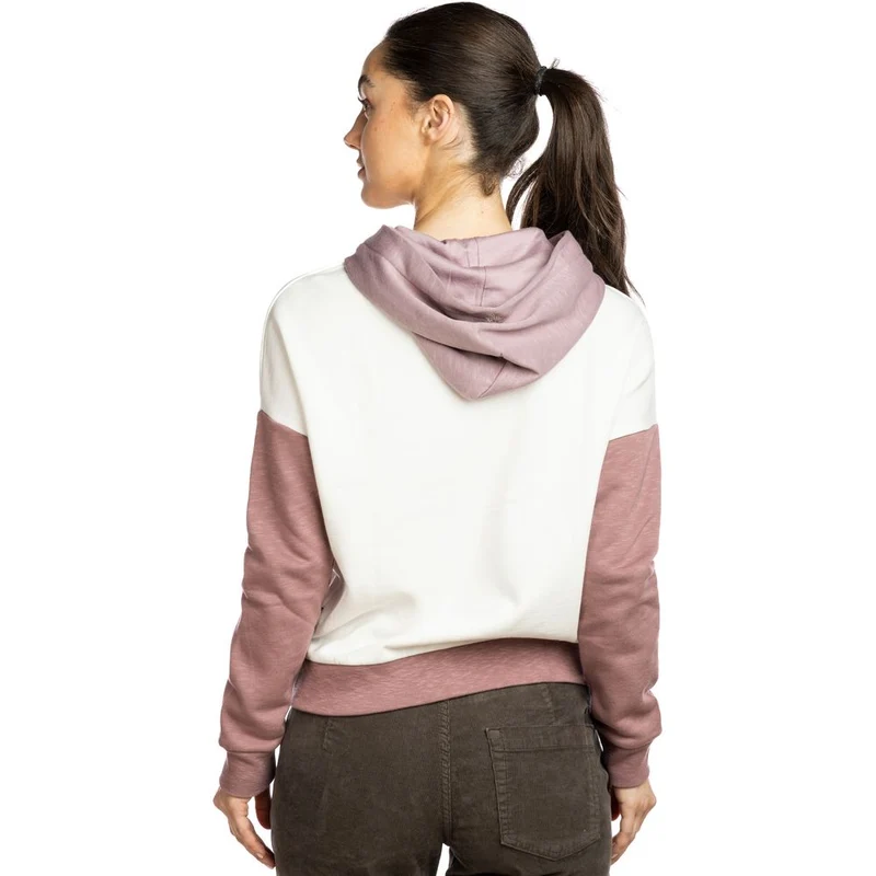 Chillaz Attersee Mountain Flower Damen Kapuzenjacke wine