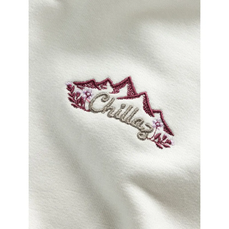 Chillaz Attersee Mountain Flower Damen Kapuzenjacke wine
