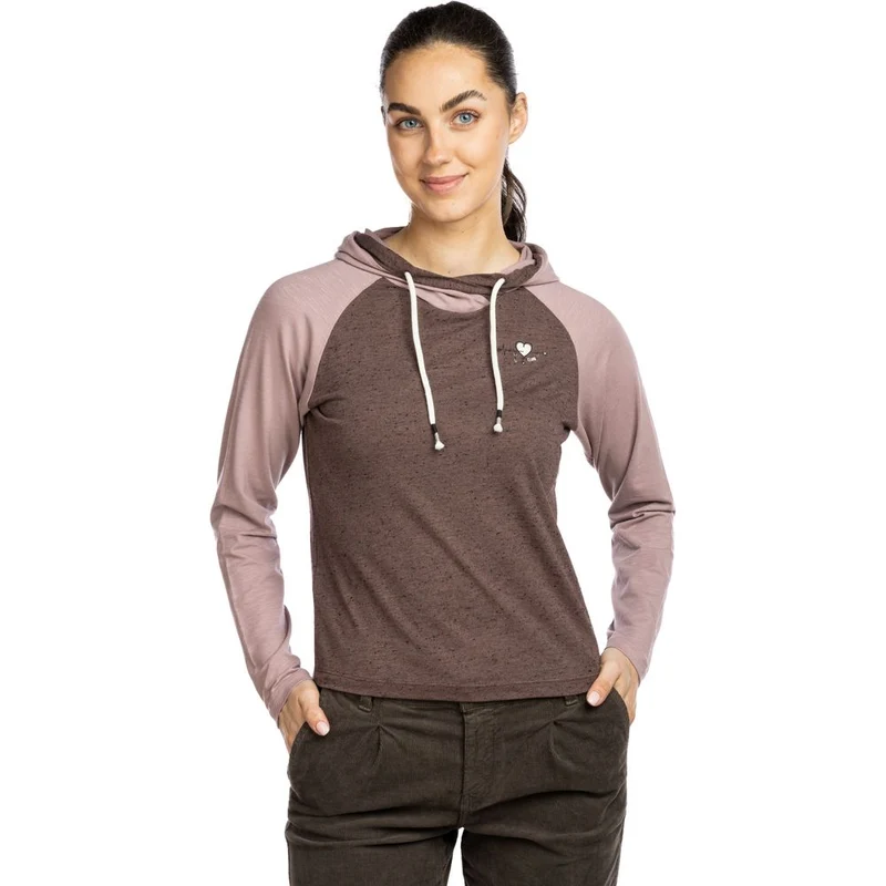 Chillaz Wolkenstein Heartbeat To Climb Damen Longsleeve mauve
