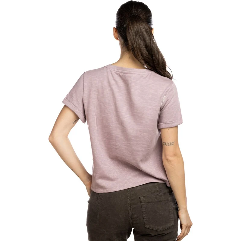 Chillaz Grosetto Search & Respect Damen T-Shirt mauve