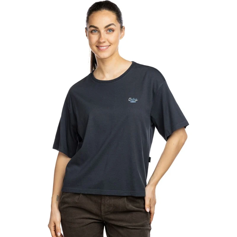 Chillaz Winnipeg Game Of Peaks T-Shirt Damen dark-blue