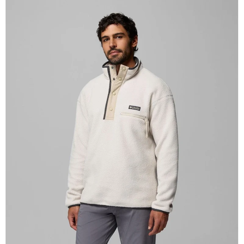 Columbia Helvetia™ II Half Snap Herren Fleecepullover dark-stone