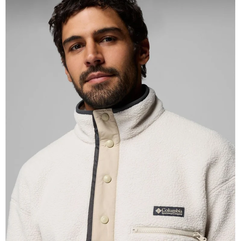 Columbia Helvetia™ II Half Snap Herren Fleecepullover dark-stone