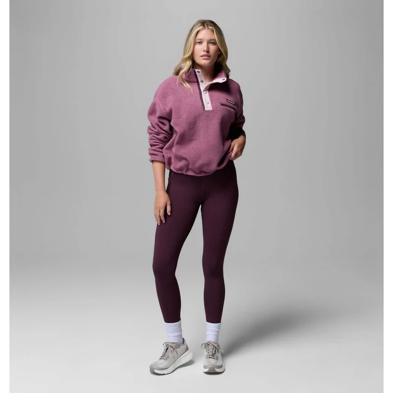 Columbia Helvetia™ II Cropped Half Snap Fleece Damen Fleecepullover antique mauve