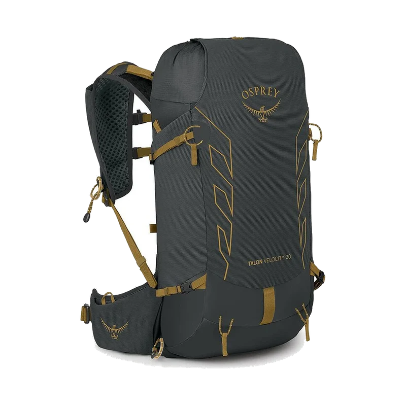 Osprey Talon Velocity 20 S Black, leichter Rucksack für Speed Hiking und Outdoor