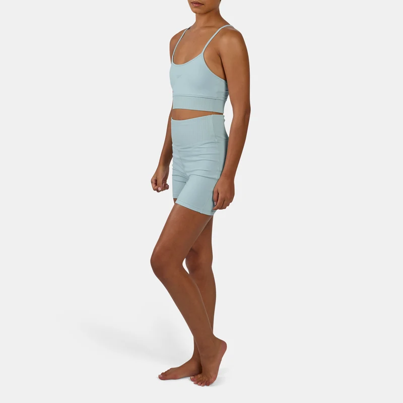 Lux Peached Strappy Sports Bra
