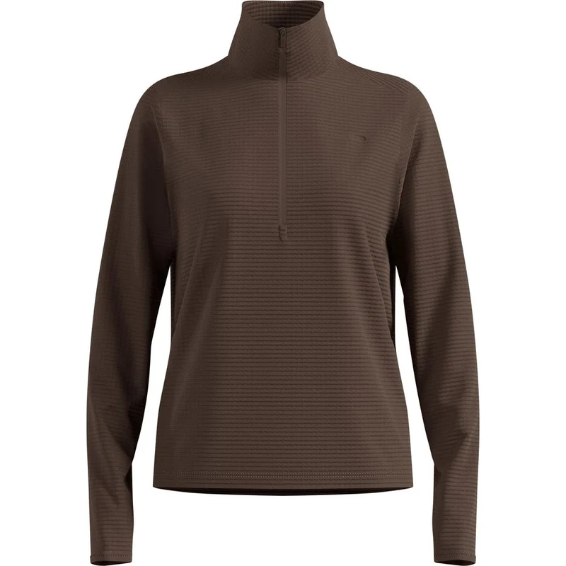 Odlo Essential Thermal Damen Lauf-Midlayer brown-granite