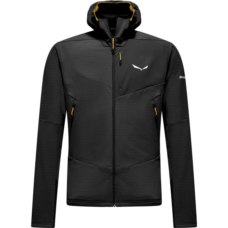 Salewa Ortles Fleece Pro Kapuzenjacke Herren black-out