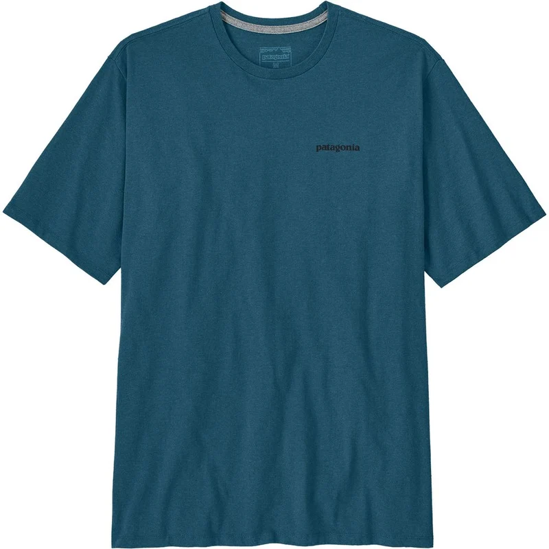 Patagonia P-6 Logo Responsibili-Tee Herren T-Shirt glacial-blue