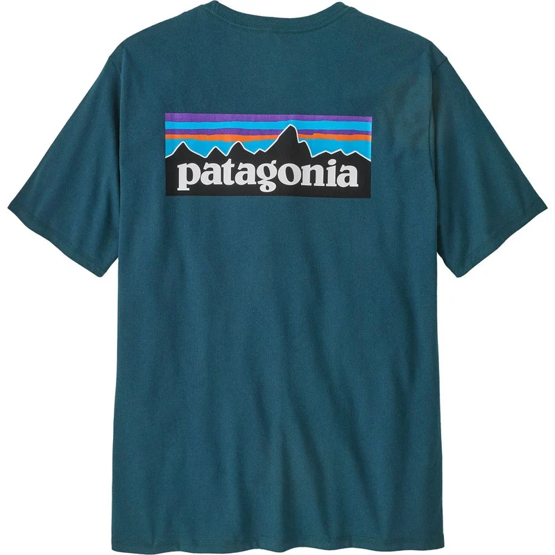 Patagonia P-6 Logo Responsibili-Tee Herren T-Shirt glacial-blue