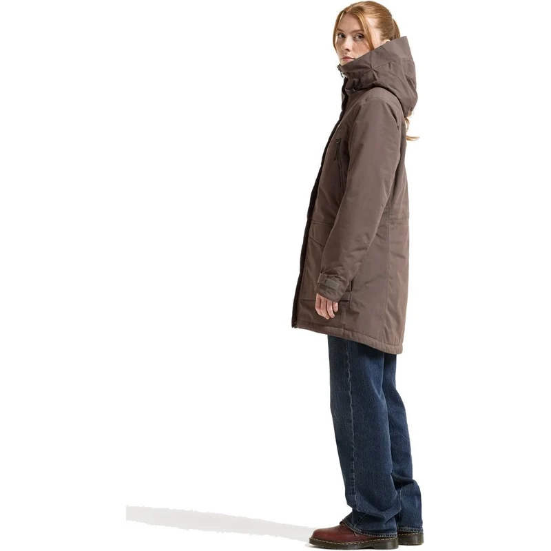 Didriksons Felia Damen Parka mocha-brown