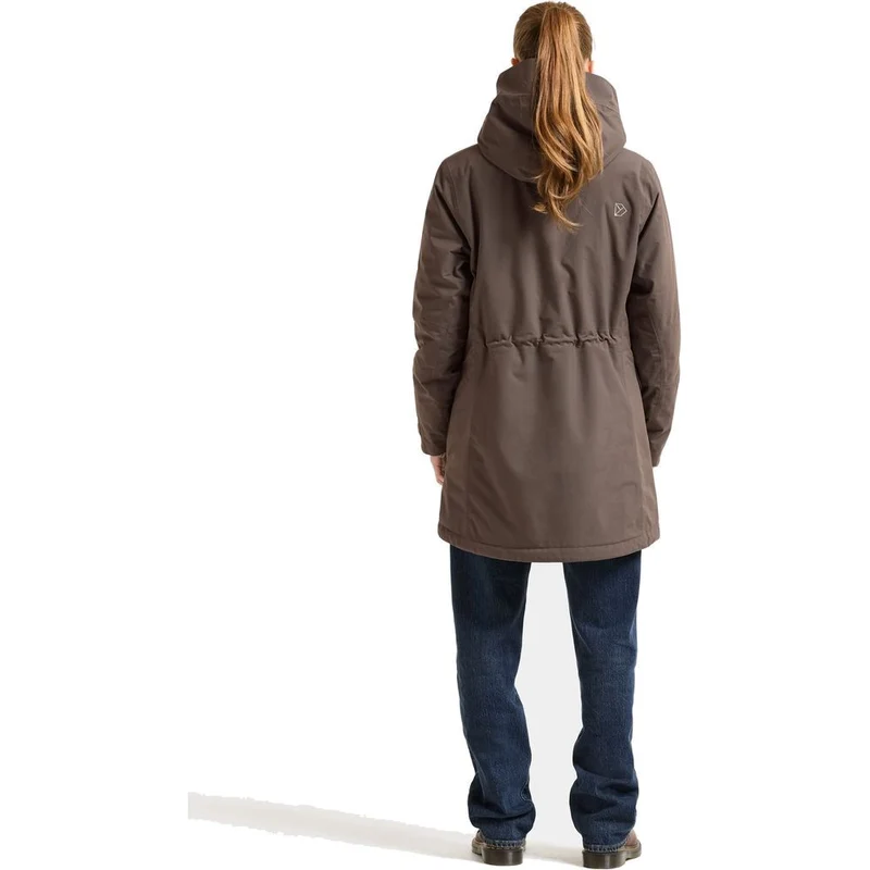 Didriksons Felia Damen Parka mocha-brown