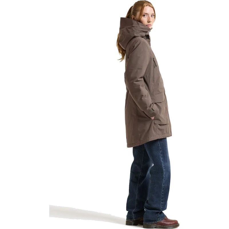 Didriksons Felia Damen Parka mocha-brown