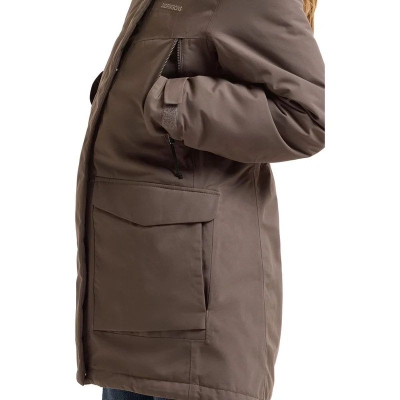 Didriksons Felia Damen Parka mocha-brown