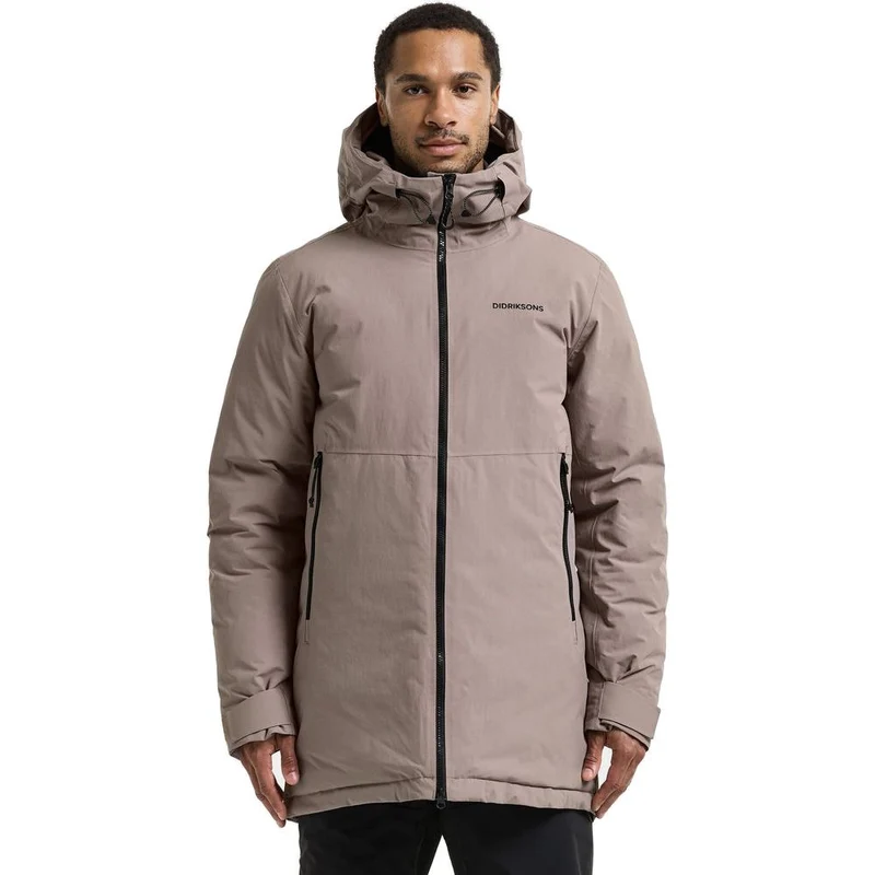 Didriksons Tempest Herren Parka ash-brown