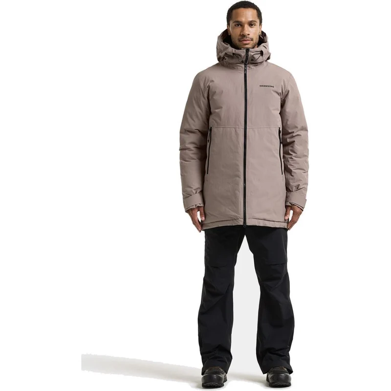 Didriksons Tempest Herren Parka ash-brown
